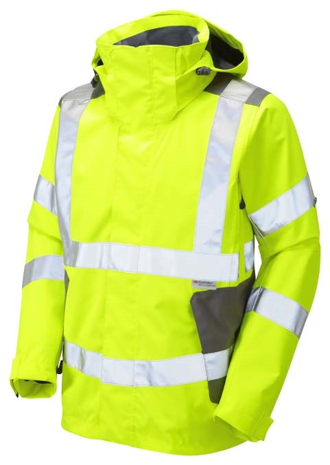 LEO WORKWEAR EXMOOR ISO 20471 Cl 3 Breathable Jacket